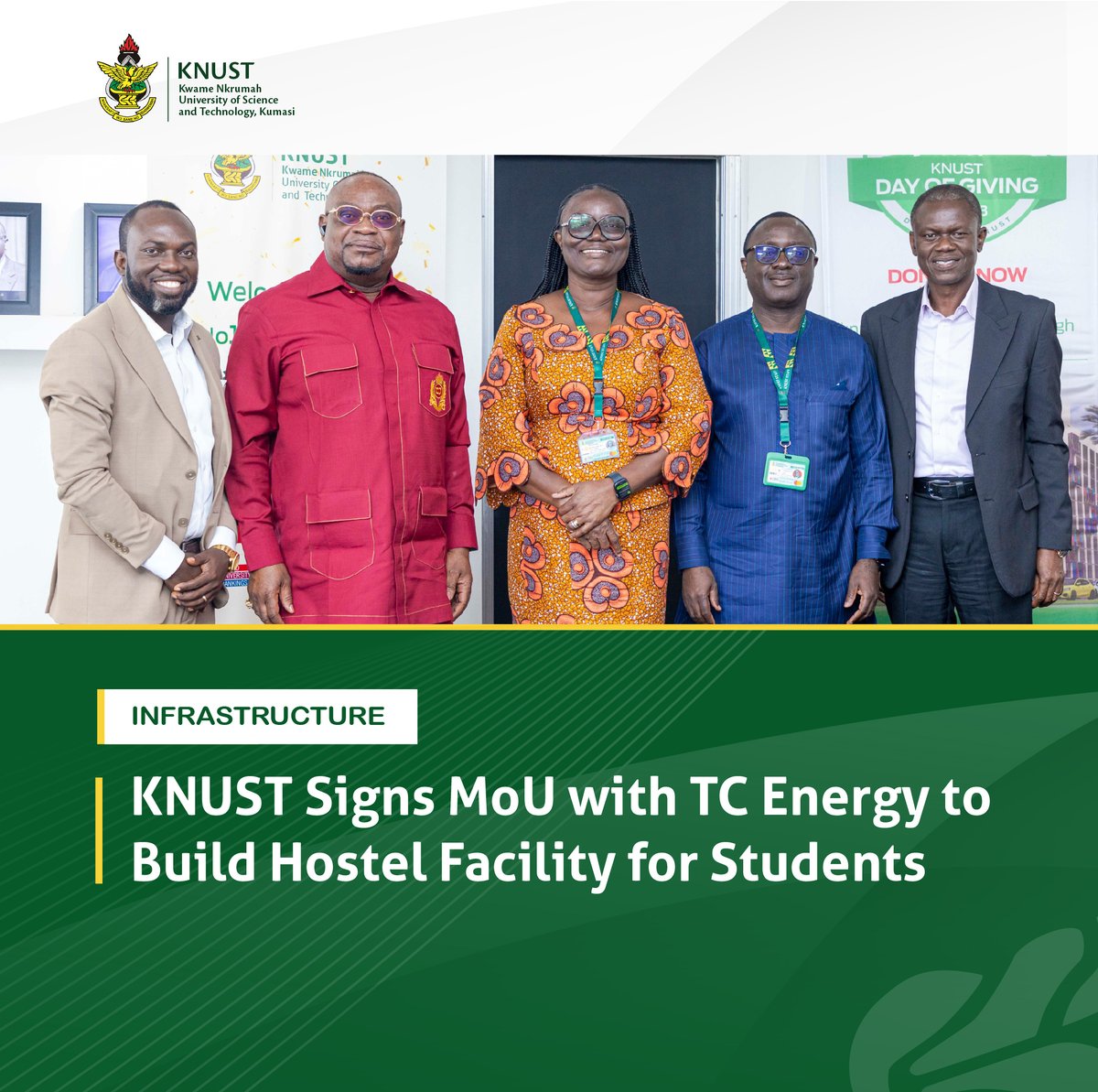 Dr. Anthony Opoku, Chief Executive Officer of TC Energy Limited, explained that the project is driven by a desire to give back to society.

Learn more here⬇️
knust.edu.gh/news/news-item…