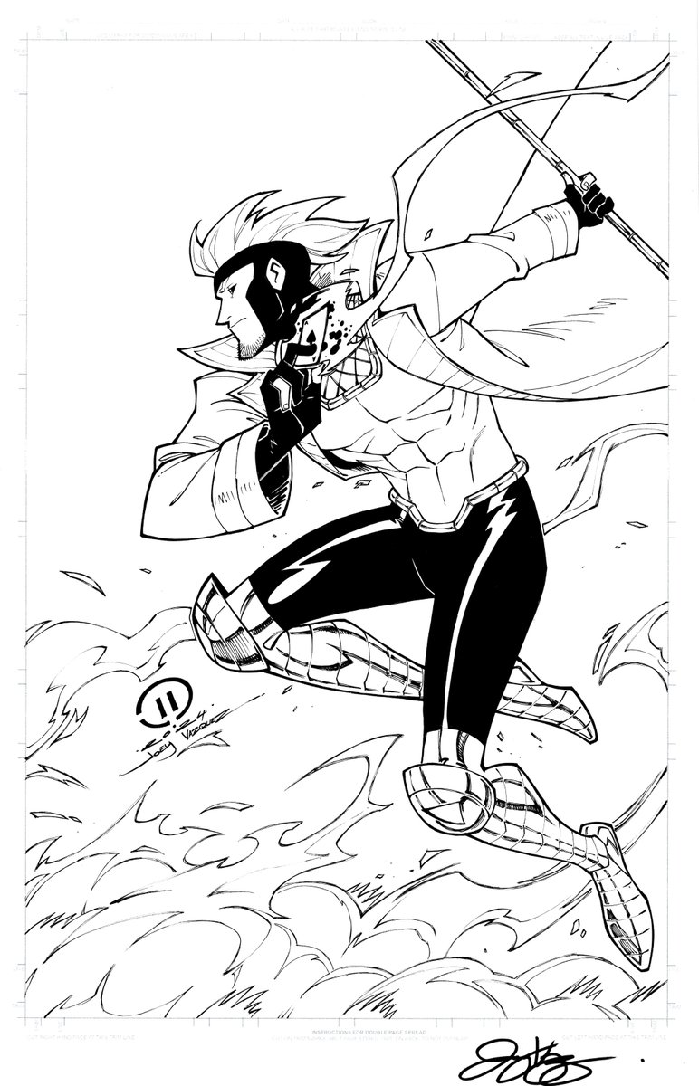 A few of the big commission pieces I've done. 
If you want a big 11x17 commission piece from me you can order one here comixartstudio.com/product/JoeyVa…