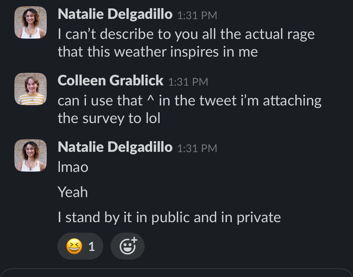 Summer in D.C...the best of times, the worst of times! We want to hear how you stay cool in the city. Fill out this quick form with your ideas! We'll compile them in a story to help Natalie (and our neighbors) later this week. forms.gle/vy2rP9iyoJ7xsb…