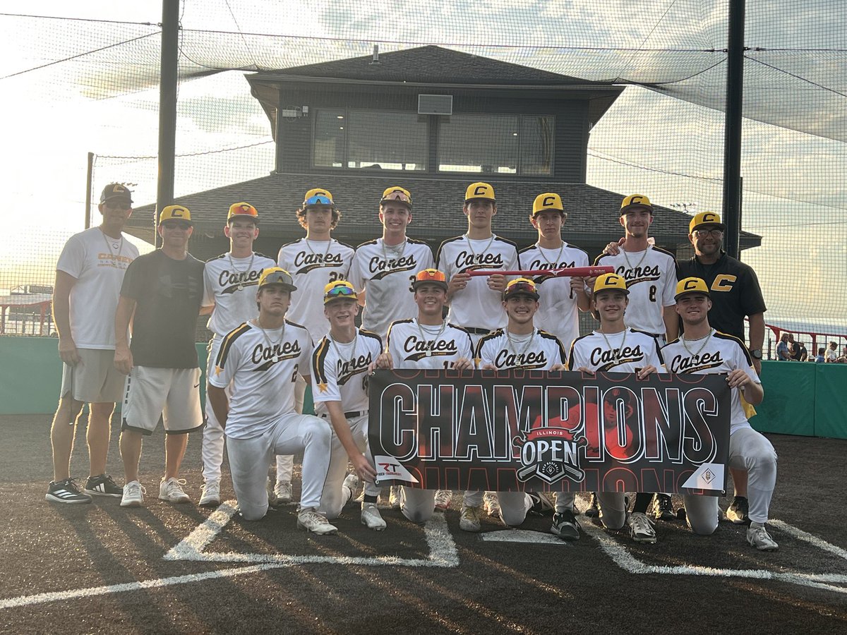 Canes Central Illinois 16U - Casson (@canescil16u) on Twitter photo π CHAMPS π
Canes finish the weekend a perfect 7-0, exploding for 19 runs in the Championship Game to take home the <a href="/PBRTournaments/">Prep Baseball Tournaments</a> Illinois Open title!
π Final Game Highlights
β’ π₯ <a href="/Trevor_Ames_/">Trevor Ames</a> : 2 H | 3 RBI | 2 3B
β’ πͺ <a href="/DaxButtry/">Dax Buttry</a> : 3-for-3 | 3 R | 2 RBI
β’ π£ π CHAMPS π
Canes finish the weekend a perfect 7-0, exploding for 19 runs in the Championship Game to take home the <a href="/PBRTournaments/">Prep Baseball Tournaments</a> Illinois Open title!
π Final Game Highlights
β’ π₯ <a href="/Trevor_Ames_/">Trevor Ames</a> : 2 H | 3 RBI | 2 3B
β’ πͺ <a href="/DaxButtry/">Dax Buttry</a> : 3-for-3 | 3 R | 2 RBI
β’ π£