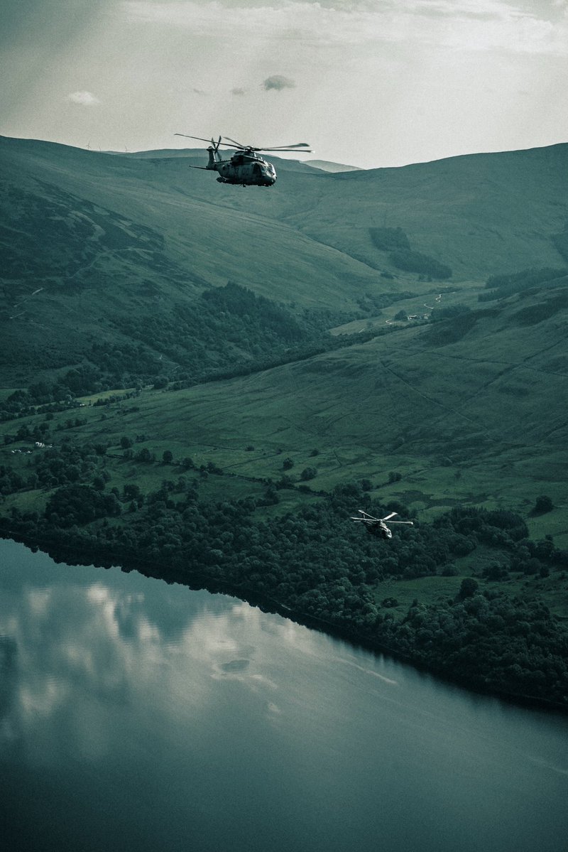 Soaring through the lochs for Merlin Monday !! 🏴󠁧󠁢󠁳󠁣󠁴󠁿 

Missing that cooler Scottish weather this week as it’s already a scorcher ☀️ 
Have a great week everyone 😎 
#weare846 #merlinmonday