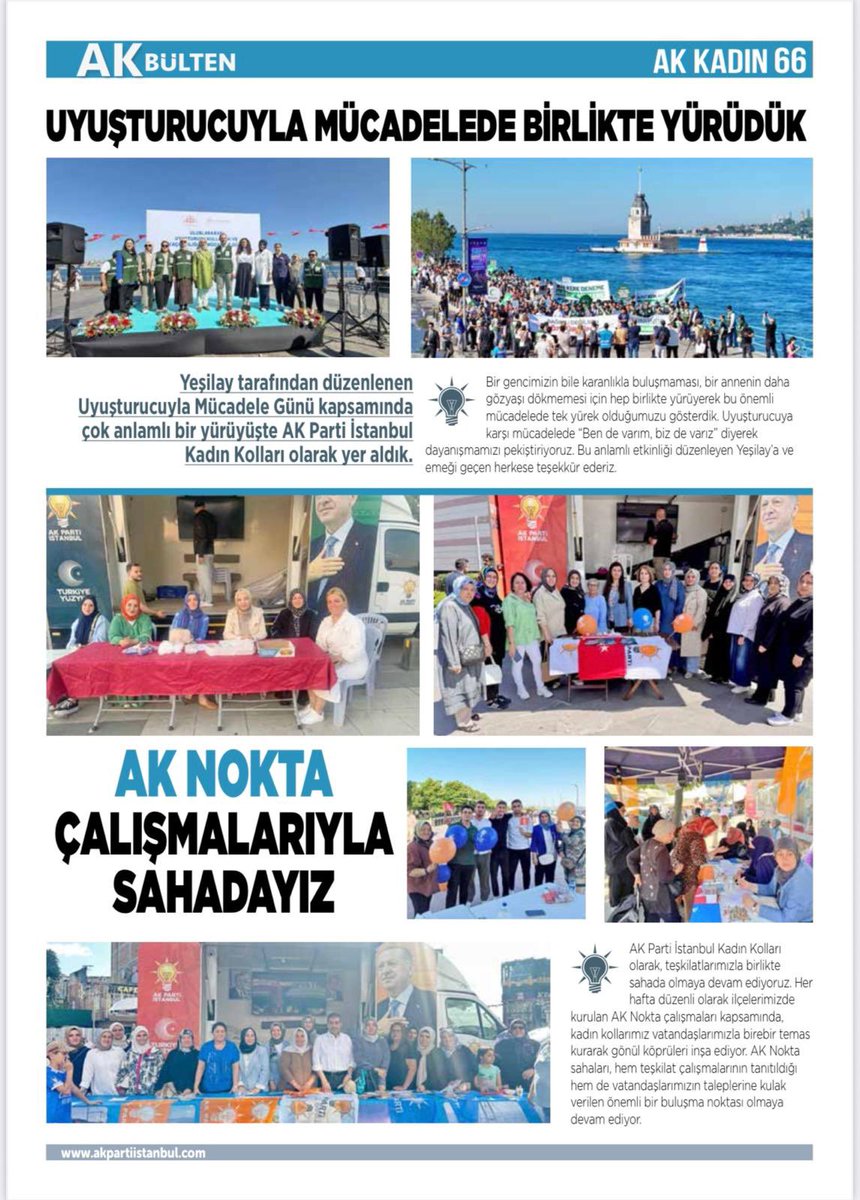 Tuzla’nın AK Kadınları olarak AK Bülten’in 790. Sayısında yerimizi aldık ✨ 
Yeni çalışmalarımıza, tüm gayretimizle ve özveriyle devam ediyoruz.