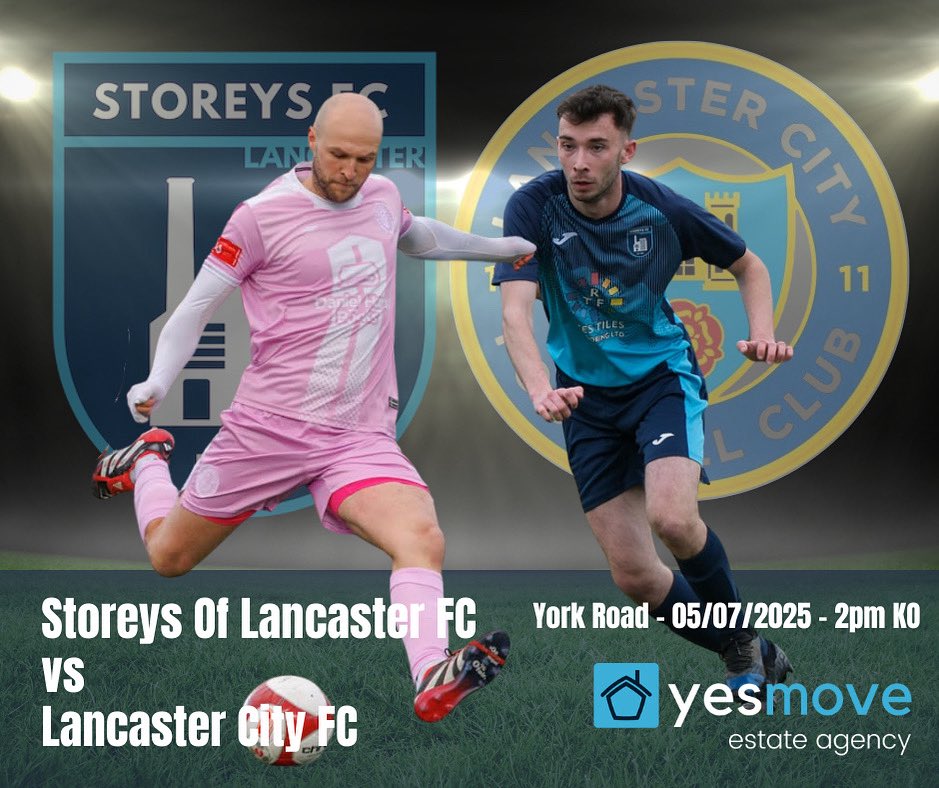 On Saturday we host <a href="/LancasterCityFC/">Lancaster City Football Club</a> at York Road.

We’re expecting a large crowd as Jimmy Marshall brings The Dolly Blues to Bowerham.

KO 2pm 
Fixture sponsored by <a href="/YesMoveLtd/">Yes Move Estate Agency</a> 

The Factory opens 12:30pm. 🍻
BBQ Food available to buy 🍔

Your support would be appreciated!