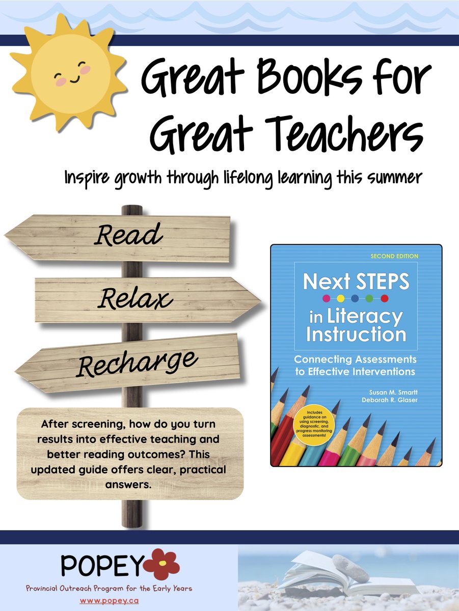 POPEY BC (@popeybc) on Twitter photo Great books for great teachers 📚
Next Steps in Literacy Instruction: Connecting Assessments to Effective Interventions! Great books for great teachers 📚
Next Steps in Literacy Instruction: Connecting Assessments to Effective Interventions!