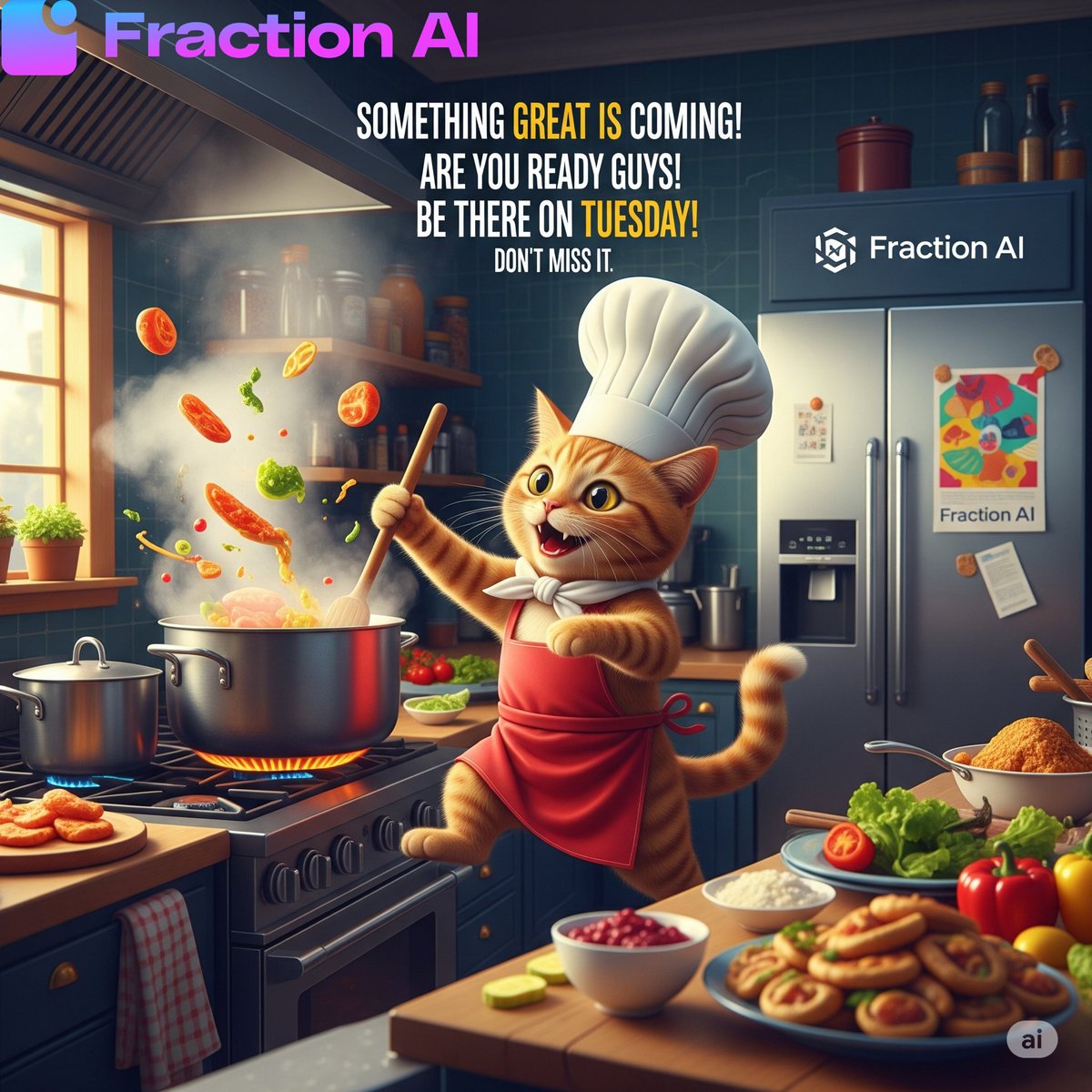 gameswarrier's tweet photo. 🤖 Your opponent never sleeps. It calculates, adjusts, and strikes.
⚽️ Fraction AI Mainnet . One move ahead. Always.
Are you just playing football — or playing the future?
Something massive drops tomorrow. Are you ready?
👀 #FractionAI #Web3Football #AIvsAI #MainnetMadness https://t.co/CXU2BoJnqS