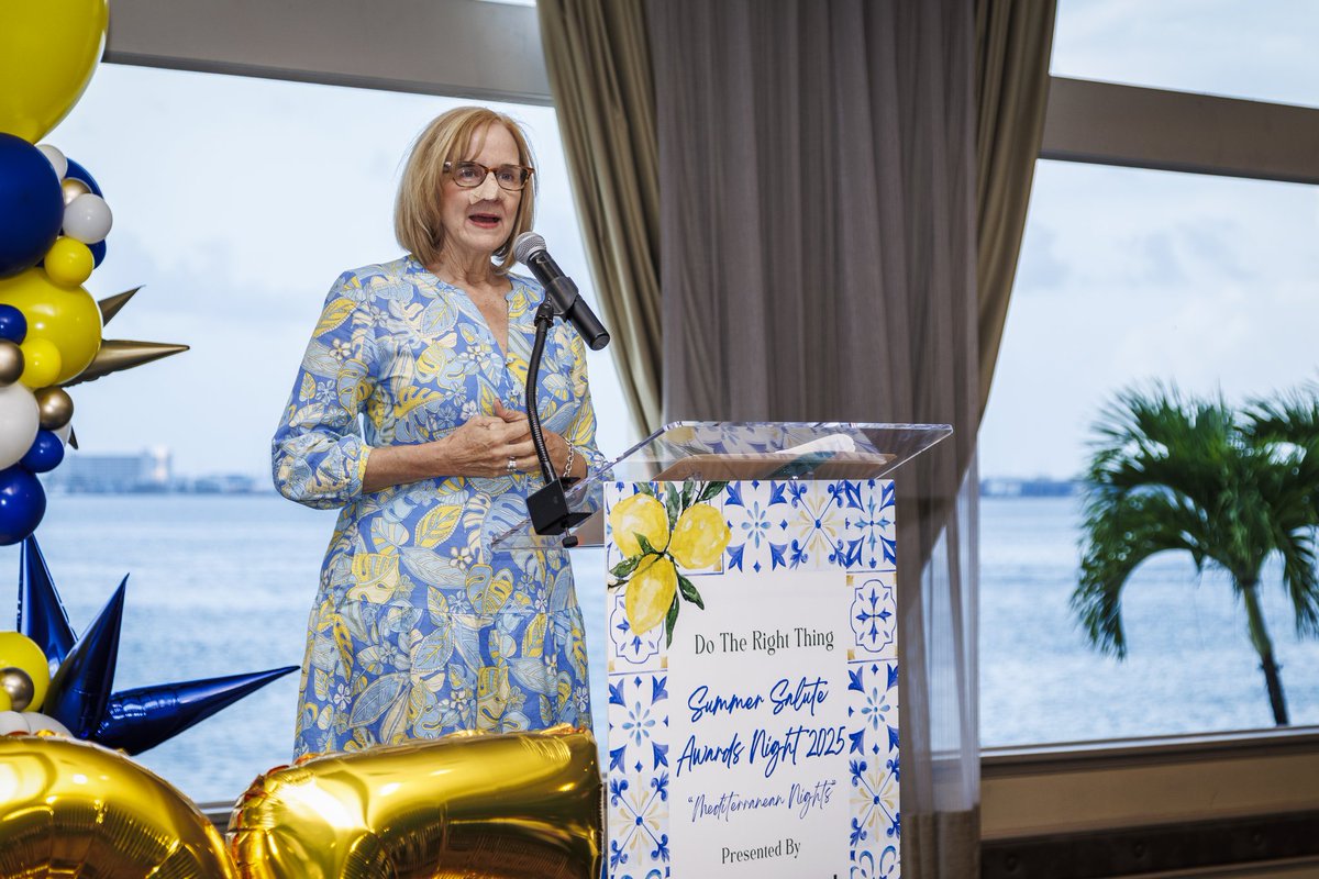 On June 12th we celebrated the close of the 24-25 school year by honoring this year's inspiring Do The Right Thing Top Winners, their families, schools, and community partners at the Summer Salute Awards Night Presented by Braman Miami and United Automobile Insurance Company 🎉