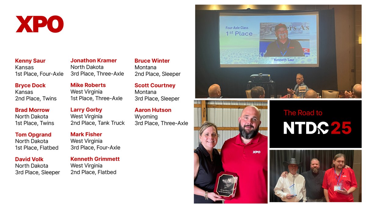 Congratulations to our drivers from Kansas, North Dakota, West Virginia, Montana and Wyoming for their strong TDC showings! We look forward to cheering on those going to Nationals. #NTDC25