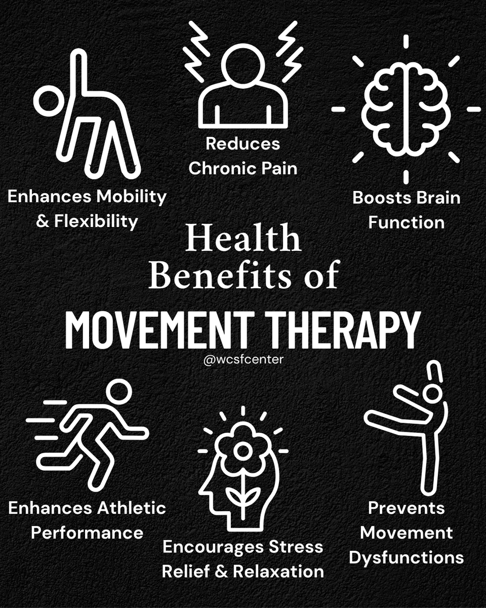WCSFCenter's tweet image. Receive 1 #movement therapy session per month for a 3-month commitment on auto-pay. After 3-month period, continue on a month-to-month basis at the same rate of $90 per session. Only available when enrolled in membership. Terms apply!⁠ 310-327-1325

#MovementTherapy #Wellness