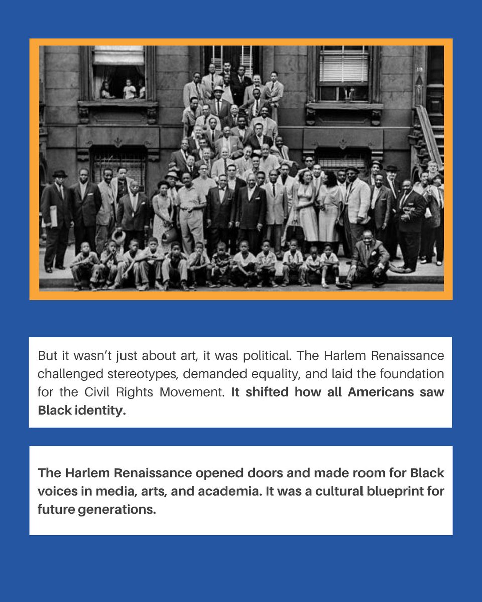 The Harlem Renaissance wasn't just a movement, it was a revolution. Let’s take a closer look at the era that redefined American identity. 🎷📚 #BlackHistoryYear