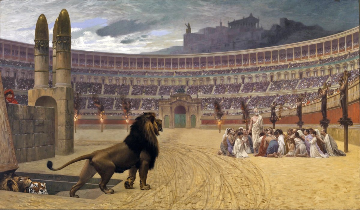 ArchCordileone's tweet image. Today, the Church honors the “proto-martyrs” or first martyrs of the Church in Rome, persecuted and killed by the emperor Nero. They were burned alive, crucified, and fed to wild animals in Nero’s Circus, now St. Peter’s Square.
May these heroic men and women intercede for us…