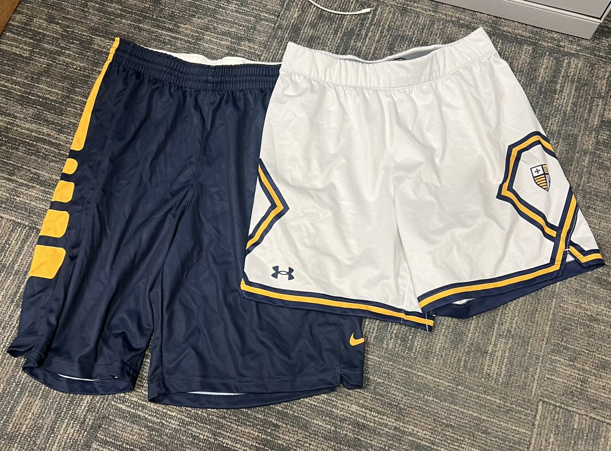 Cleaning out the gear closet and found some old game uniforms. 

Large game shorts in 2007 vs. Large game shorts in 2024.