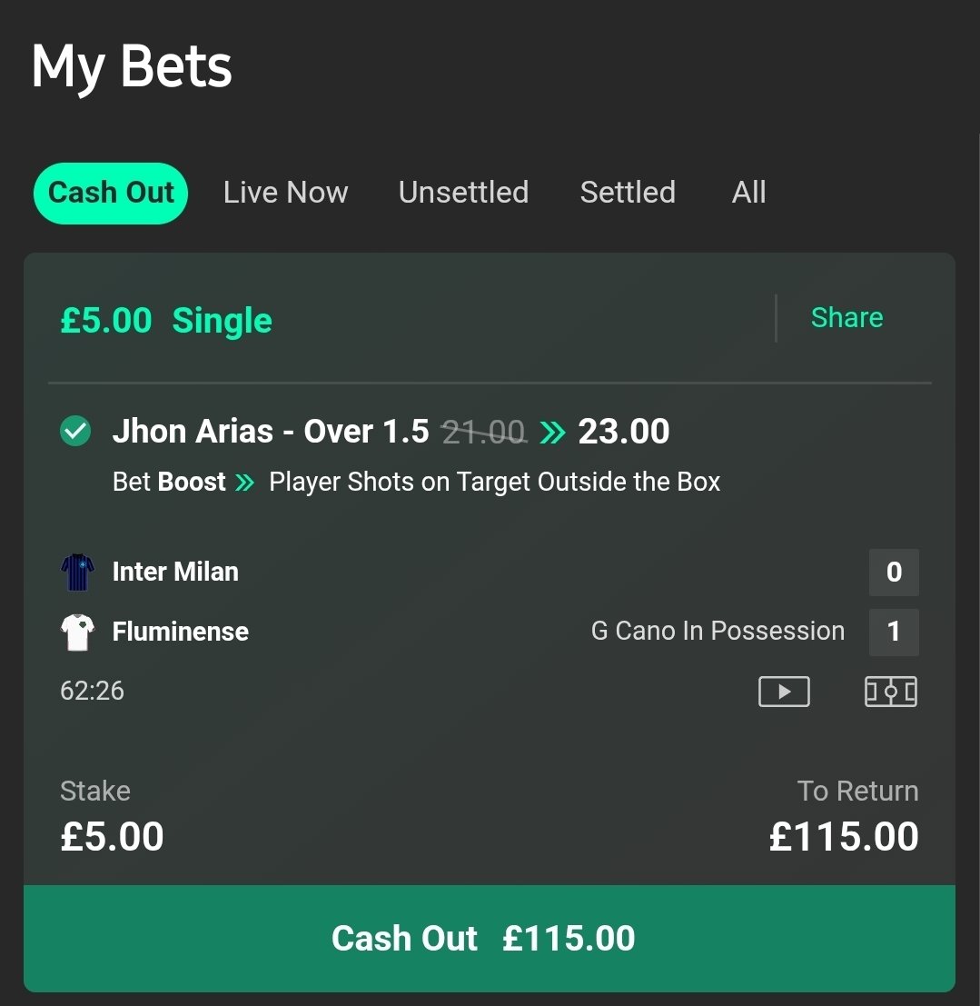 Jayzed49's tweet photo. @bettingvillage Great shout TBV nice one 👍👌 https://t.co/EcPasVUIE3