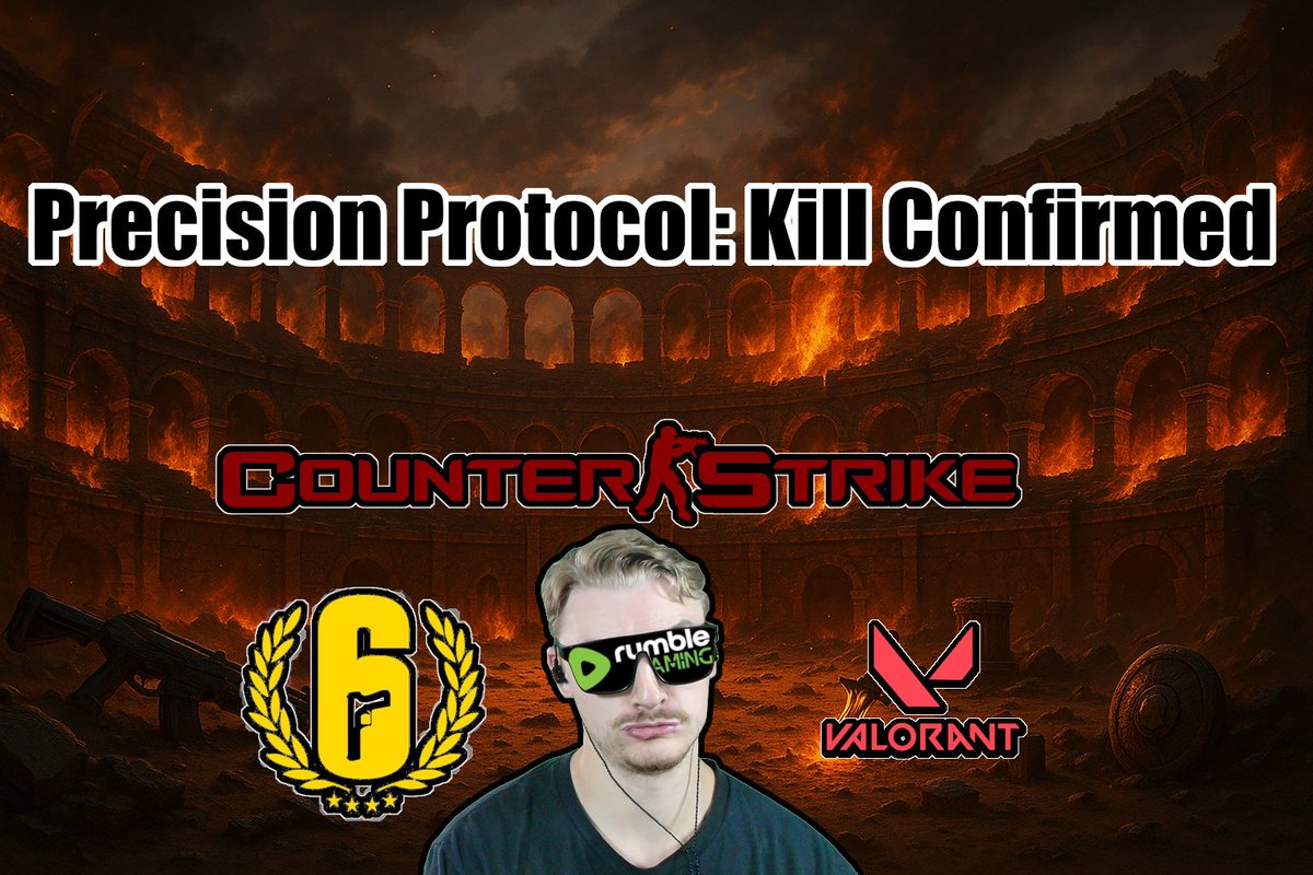 Dragoon_B101's tweet image. 🟢LIVE IN 15 MINUTES!!!
⭐-COUNTER STRIKE PREMIER
⭐-VALORANT RANKED
⭐-SIEGE X RANKED
Dragoon - Precision Protocol: Kill Confirmed - Siege X, Valorant, Counter Strike
#cs2 #counterstrike #valorant #siegex
@MasteringRumble @GamingOnRumble