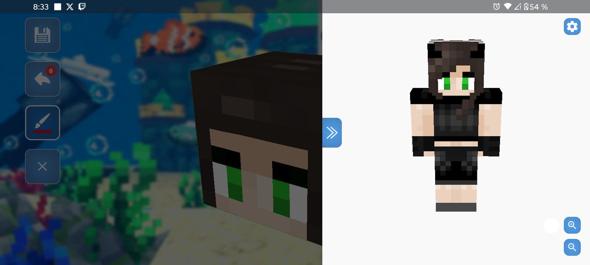 _AngelLion251's tweet photo. I just made a Minecraft skin to Alexandria and Sakura to put them in my Minecraft custom paint texture pack to have it as decoration in my world.

#SakuuArt #Alexandriart #Minecraft #Pixelart #Vtuber #VtuberEN https://t.co/WCMc6qfFH0