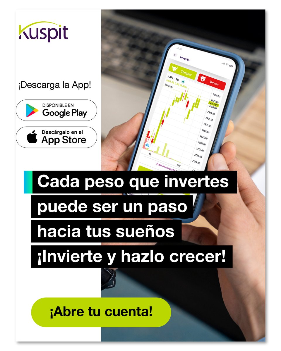 Cada peso que invertes puede ser un paso hacia tus sueños. 💰¡Invierte y hazlo crecer en Kuspit.com!