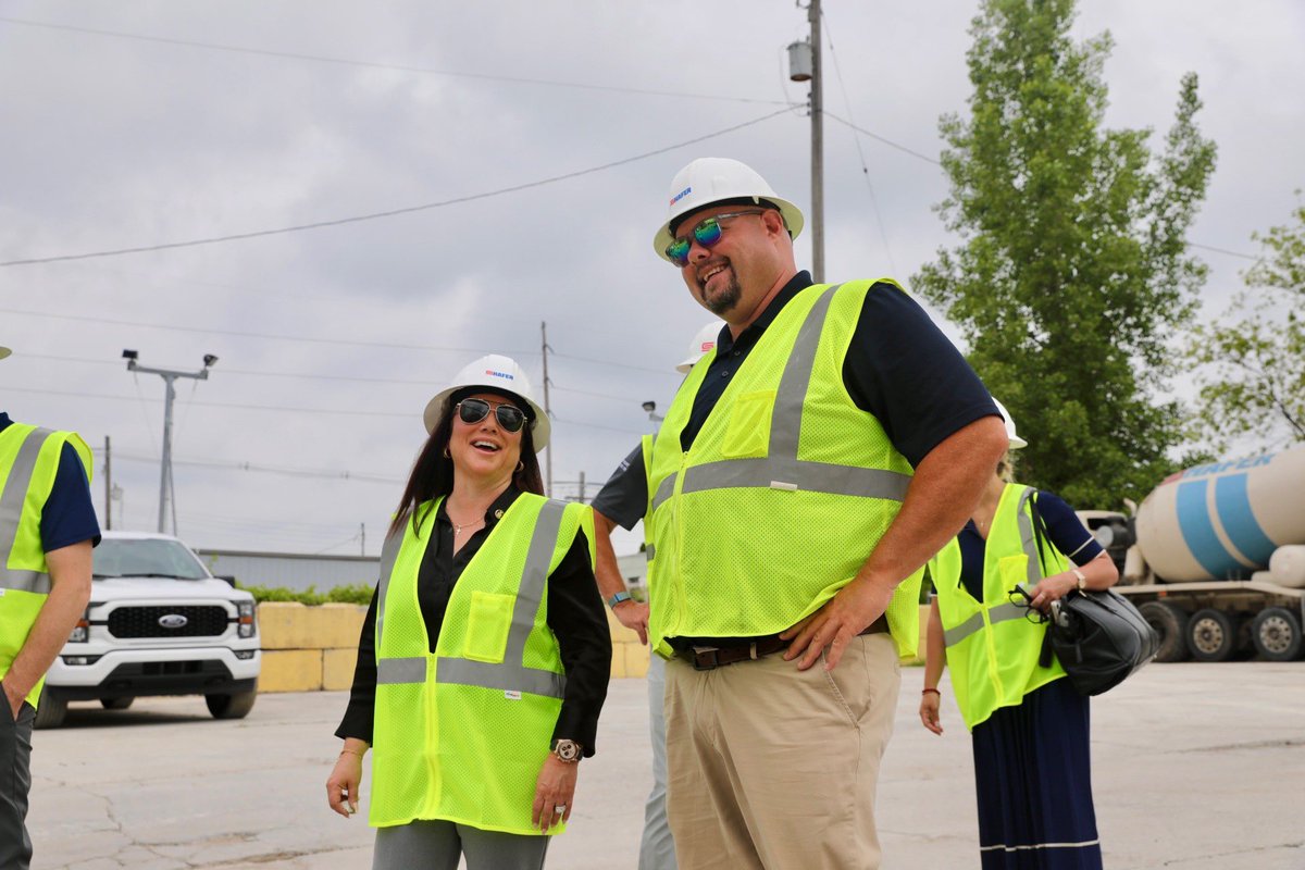 SecretaryLCD's tweet photo. When family-owned Shafer Redi-Mix opened its doors in 1982, the company only had one concrete ready-mix plant. Now, they’ve expanded to six plants throughout Michigan. 

By extending @POTUS’ tax cuts, the One Big, Beautiful Bill will help companies like Shafer continue to succeed!