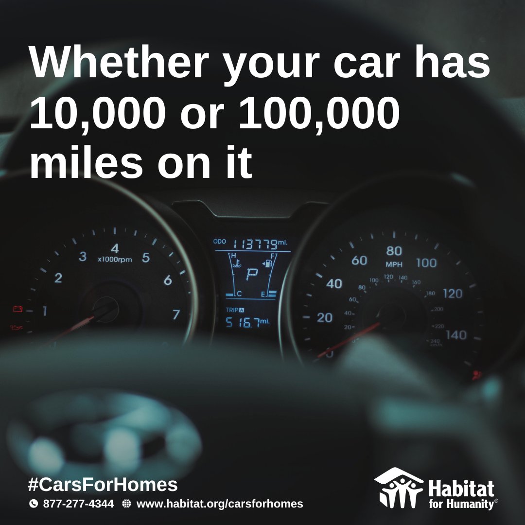 HabitatButte's tweet photo. It can still go the distance to help a family gain housing stability. 

Donate a car today https://t.co/e3t6Swu9dA

#HabitatForHumanity 
#CarsForHomes https://t.co/ScP8wywDb7