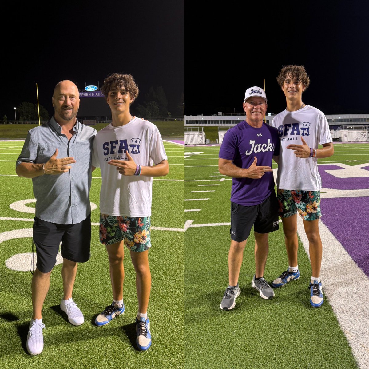 BraydenHDawson1's tweet image. Elite camp at @SFA_Football last night. As always loved getting to be coached by some of the best. I’ve enjoyed building relationships the past couple of years with them. Looking forward to getting out to a game this season @CoachCamMckeon @CoachJMay @ChrisRossSFA…