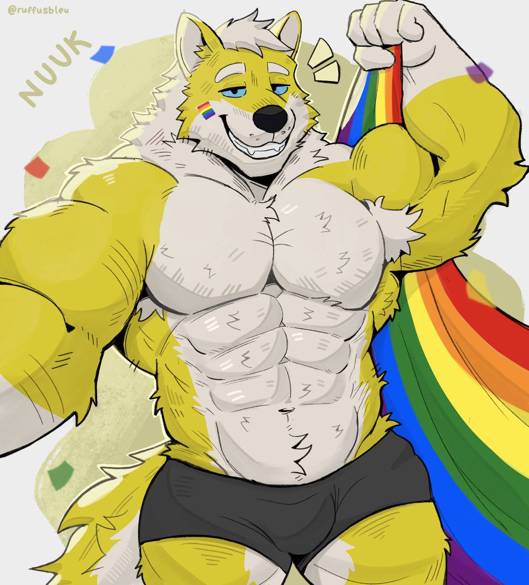 Pride Month ends, but pride in who you are is forever. Keep shining 🏳️‍🌈✨
 
🎨 <a href="/ruffusbleu/">Ruffus</a>