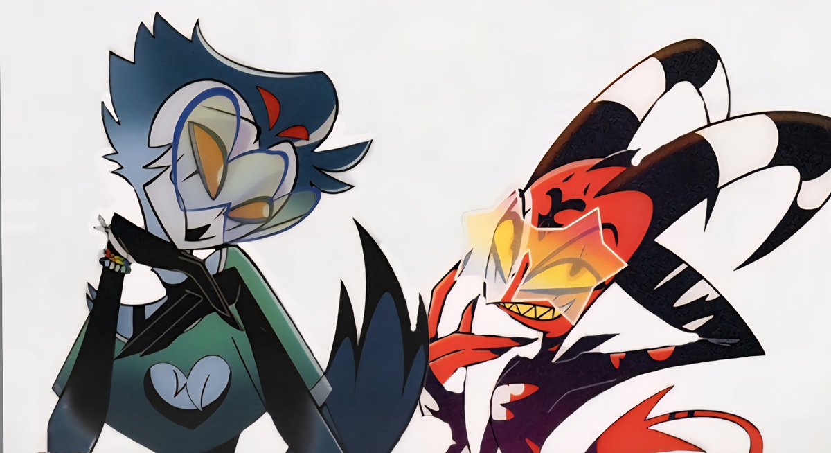 Oh Stolas be eyeing up his imp 💖 #Stolitz #HelluvaBoss