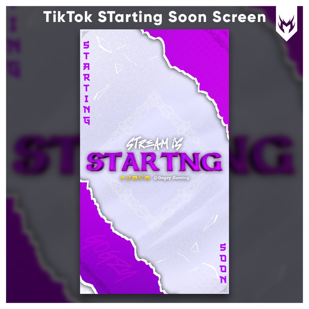 TikTok Starting Soon Screen Before Animation