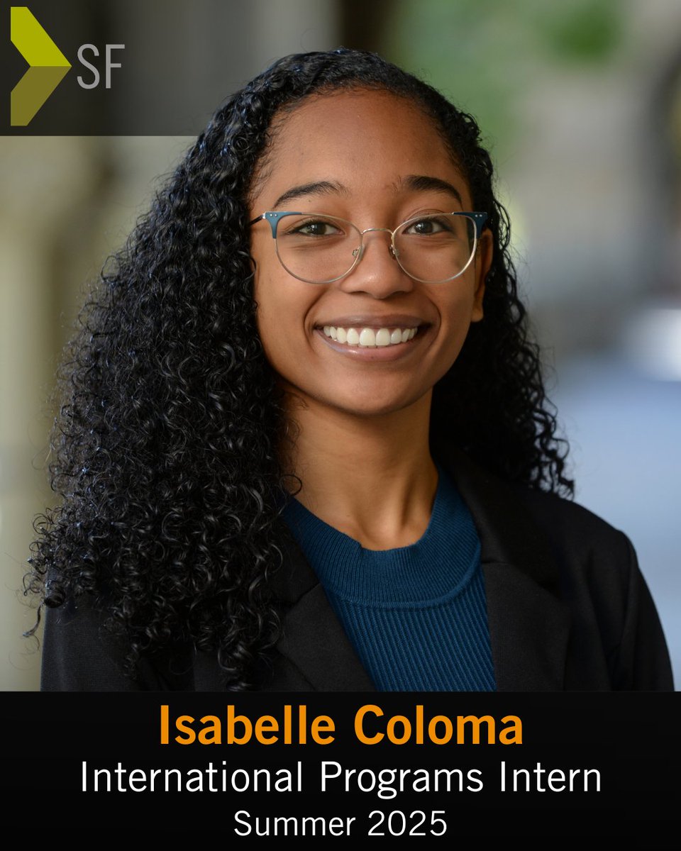 Meet Isabelle, one of our #InternationalPrograms #interns this summer &amp; a master’s student of International Comparative Education at Stanford University, researching global citizenship education and curriculum design.
🌍🌏🌎
Learn more about her: globaltiessf.org/intern-spotlig…