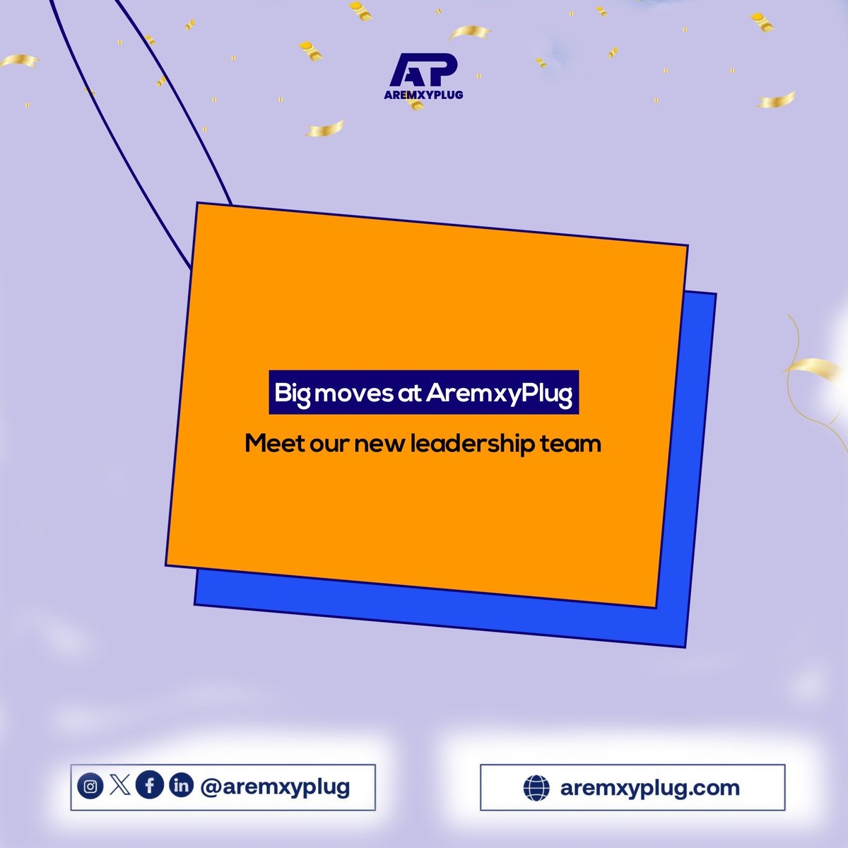 🚀 𝐄𝐱𝐜𝐢𝐭𝐢𝐧𝐠 𝐋𝐞𝐚𝐝𝐞𝐫𝐬𝐡𝐢𝐩 𝐀𝐧𝐧𝐨𝐮𝐧𝐜𝐞𝐦𝐞𝐧𝐭 𝐚𝐭 <a href="/aremxyplugs/">AremxyPlug</a>.!

We’re thrilled to introduce our newly appointed executive leaders. Meet the team driving our mission forward!👇

#AremxyPlug #Leadership #Innovation