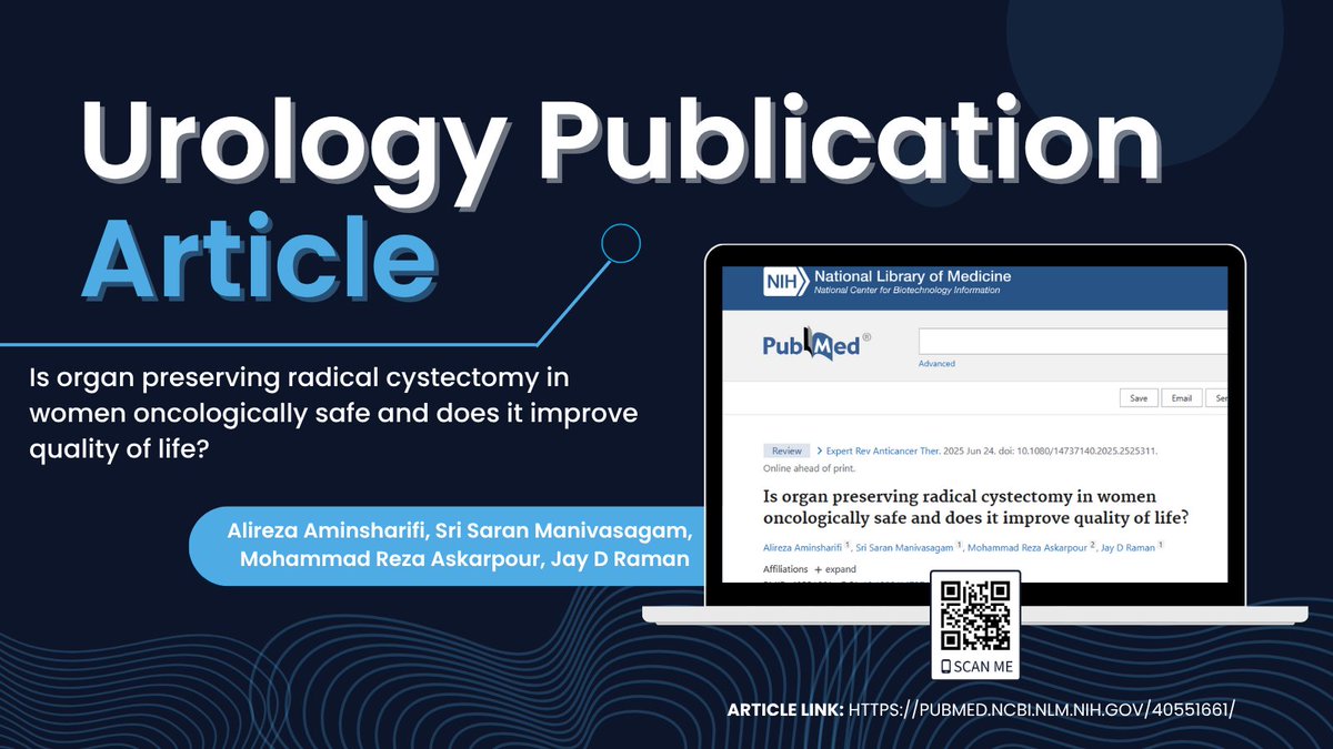 PSH_Urology's tweet image. Congratulations to @aminsharifi_ar, @srisaran027, &amp;amp; @urojdr on your most recent article publication on PubMed! 

Article Link: pubmed.ncbi.nlm.nih.gov/40551661/