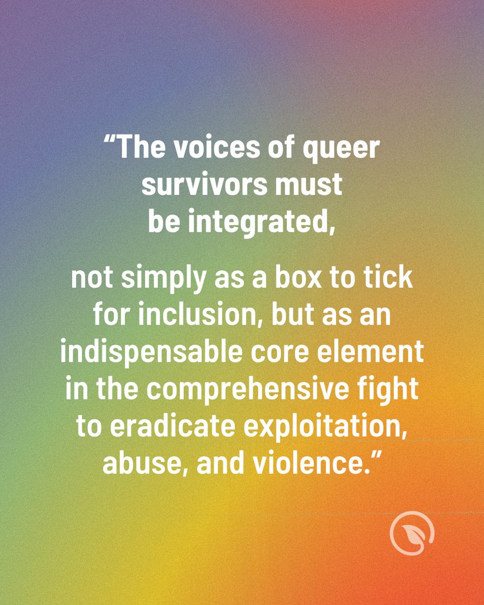 SFFNY's tweet image. In celebration of Pride Month, we had the privilege of interviewing LGBTQ+ Survivor Leader Cristian Eduardo – a powerful advocate for the rights of survivors, immigrants, and 2SLGBTQ+ people.
Alongside his invaluable work as a Sanctuary Survivor Leader, Cristian is the…