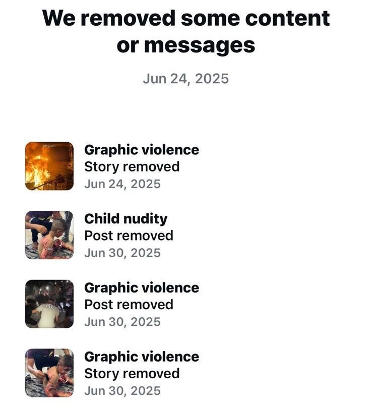 nahed_hajjaj99's tweet image. Meta has removed 3 of my videos in the matter of minutes from my page on the genocide in Gaza. We try to show the truth, we are restricted, while we watch our people die