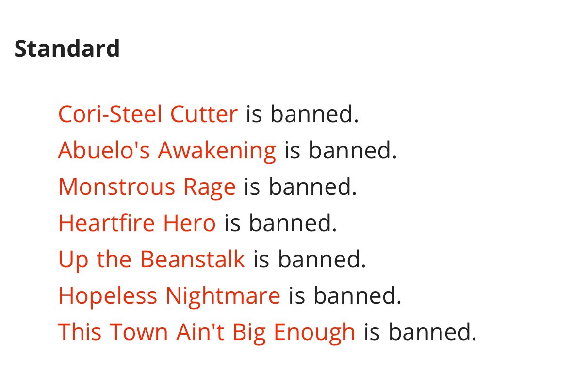 I feel like this is so many cards 

Hopefully it is good for the future of standard and we continue to have fun games to play