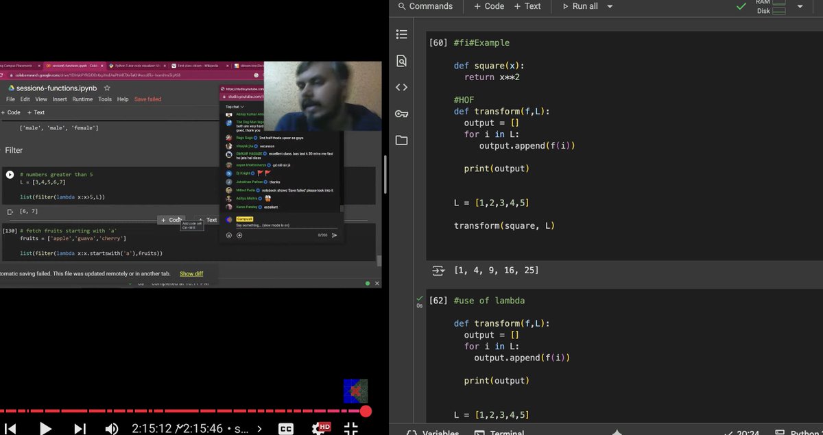 jasti_Nihal's tweet photo. Day7 of #100daysofcoding 
 ✅ Python -> functions, H.O.F, lambda, map, filter,                        reduce  

✅DSA ->typecasting, if-else loops, for-loops basic prblms  

#1WeekComplete 

 #BuildInPublic  #Python  #DSA https://t.co/Oe2VONxfBm