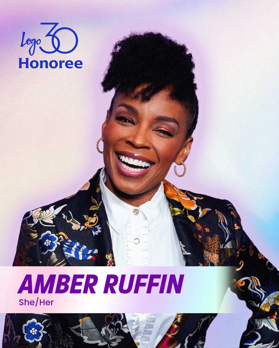 LogoTV's tweet image. Just as Pride is a time to march, it's a time to laugh and celebrate. @ambermruffin always brings that energy โ and it's why she's a 2025 #Logo30 honoree! ๐โโ๏ธ