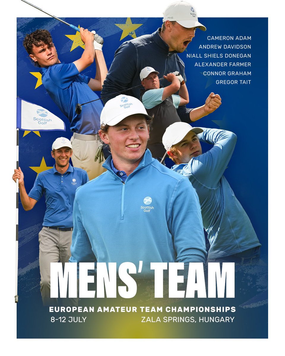 Scottish Golf (@scottishgolf) on Twitter photo Our teams for the European Team Championships ๐ด๓ ง๓ ข๓ ณ๓ ฃ๓ ด๓ ฟ๐๐ช๐บ
๐๏ธโโ๏ธ Girls' - Slaley Hall, England ๐ด๓ ง๓ ข๓ ฅ๓ ฎ๓ ง๓ ฟ
๐๏ธโโ๏ธ Boys' - Brno, Czech ๐จ๐ฟ
๐๏ธโโ๏ธ Women - Golf de Chantilly, France ๐ซ๐ท
๐๏ธโโ๏ธ Men - Zala Springs, Hungary ๐ญ๐บ
Read more about our selections ๐
bit.ly/3I4G7qo Our teams for the European Team Championships ๐ด๓ ง๓ ข๓ ณ๓ ฃ๓ ด๓ ฟ๐๐ช๐บ
๐๏ธโโ๏ธ Girls' - Slaley Hall, England ๐ด๓ ง๓ ข๓ ฅ๓ ฎ๓ ง๓ ฟ
๐๏ธโโ๏ธ Boys' - Brno, Czech ๐จ๐ฟ
๐๏ธโโ๏ธ Women - Golf de Chantilly, France ๐ซ๐ท
๐๏ธโโ๏ธ Men - Zala Springs, Hungary ๐ญ๐บ
Read more about our selections ๐
bit.ly/3I4G7qo