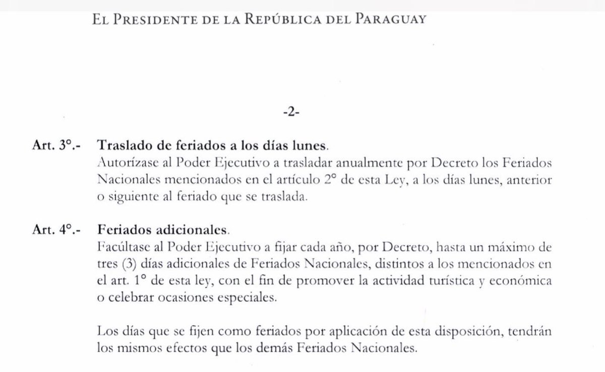 Ejecutivo presentó proyecto para que el 20 de junio sea también feriado móvil y poder agregar hasta otros tres feriados más al año por Decreto