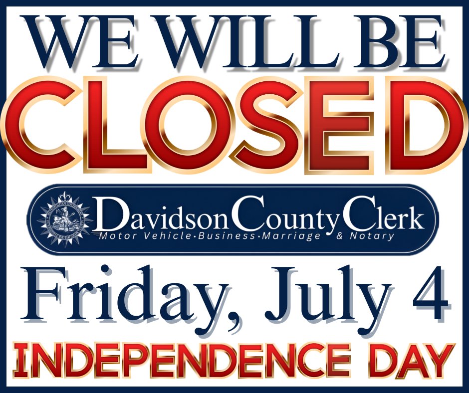 In observance of Independence Day, our offices will be closed Friday, July 4.  Wishing everyone a happy and safe 4th!