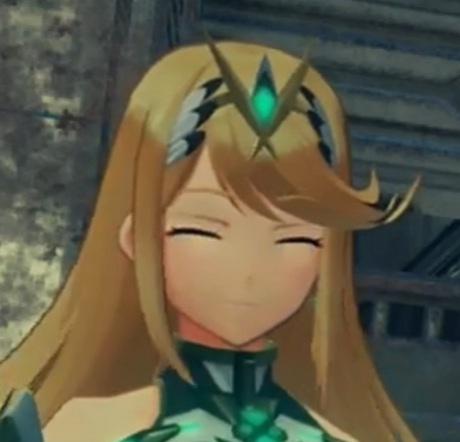 GimbyXC's tweet image. Anyway happy Mythra and Mio Monday.