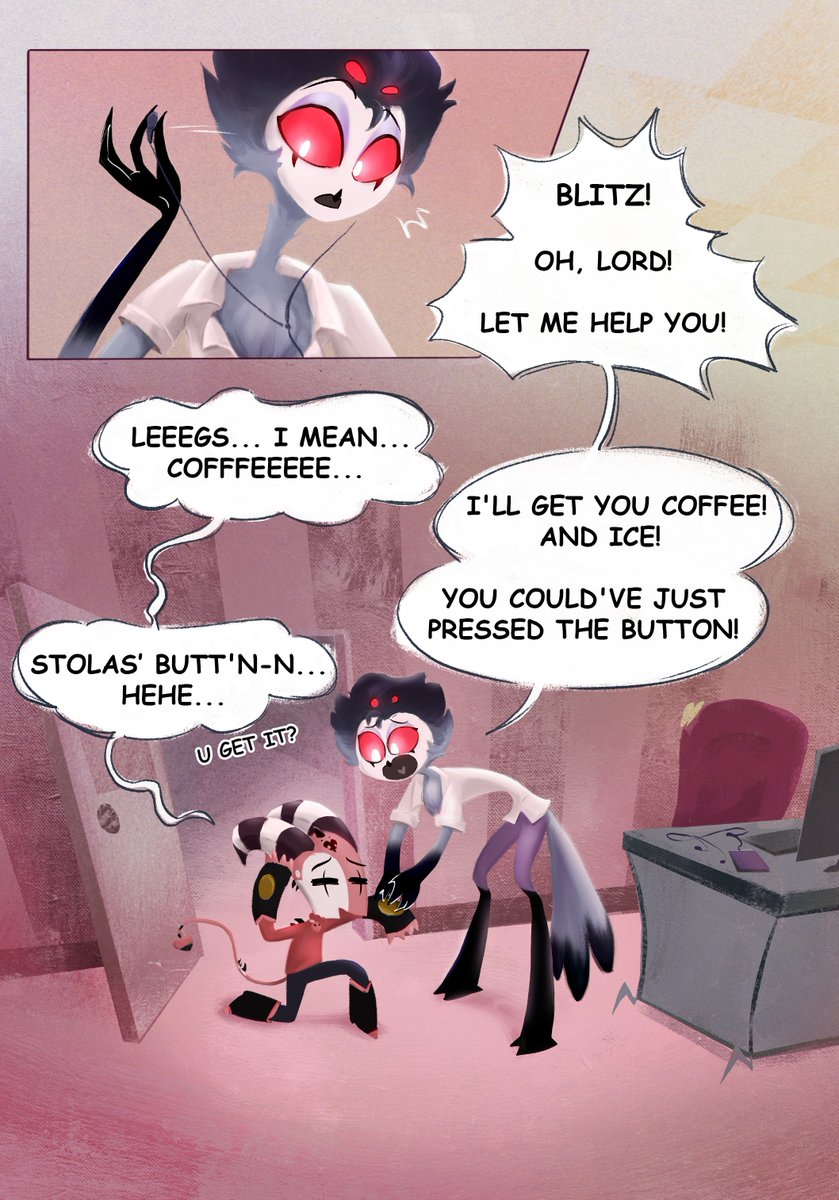 From now on, Blitz is definitely gonna press Stolas' butt'n more often
#Buttn #Stolitz #HelluvaBoss #Stolas #Blitz