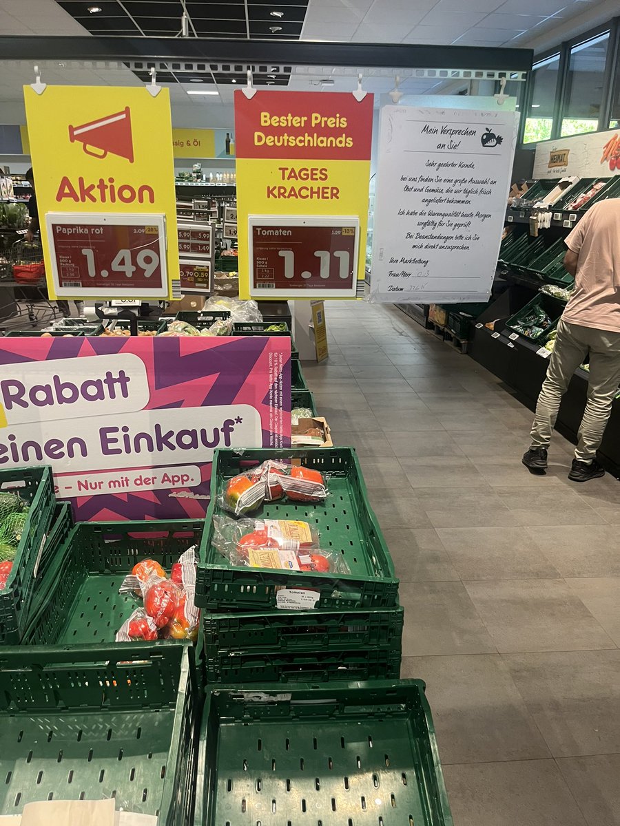 Domatesin kilosu 20 euro