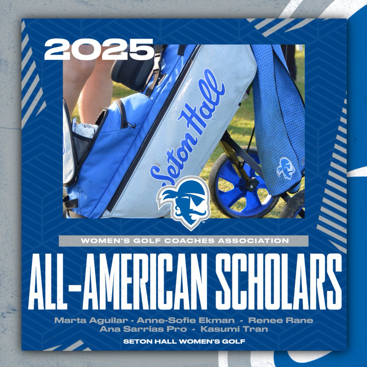 SHUWGolf's tweet image. Congratulations to our 2025 WGCA All-American Scholars!! #HALLin β³π΄ββ οΈπ΅βͺ