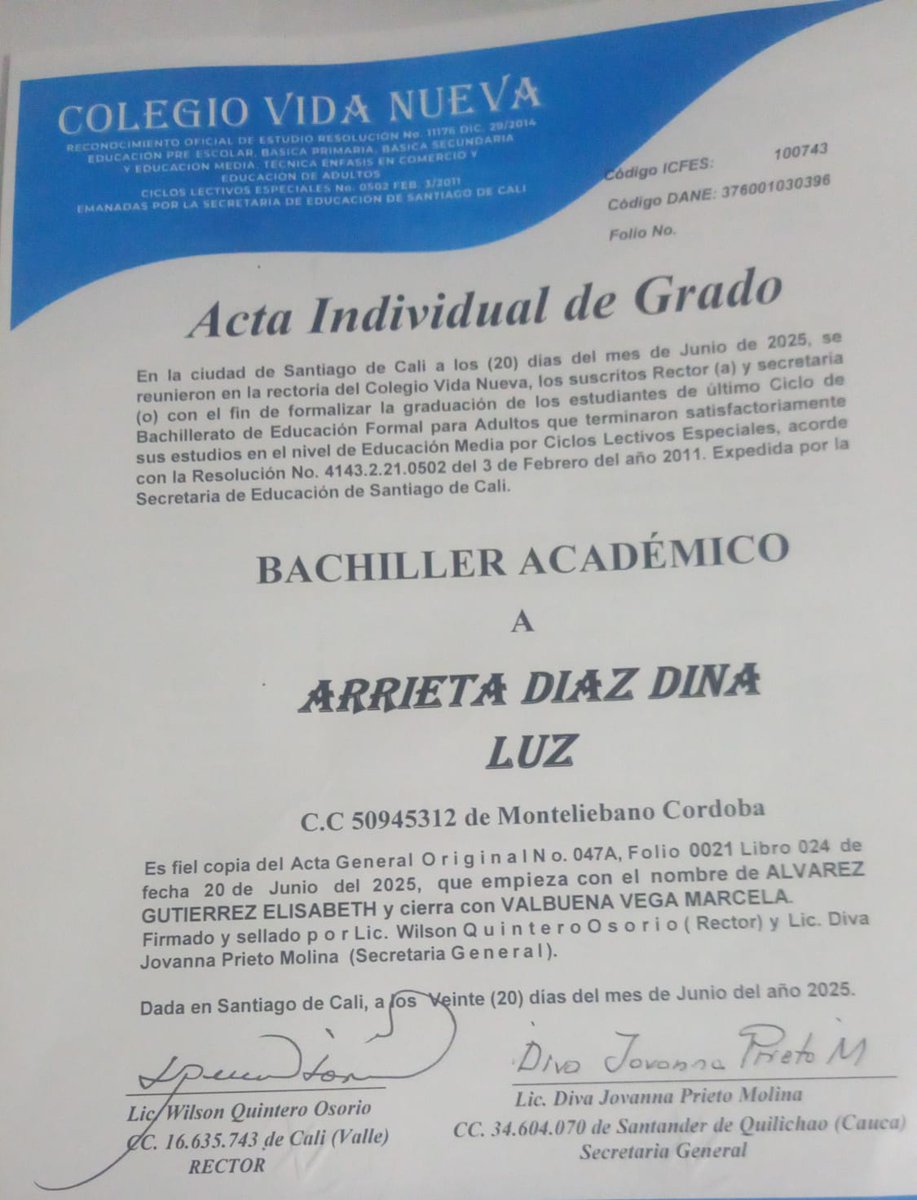 ongBuensam41450's tweet photo. #Gracias a Nuestro #Bachillerato acelerado en tan solo 6 meses puedes #graduarte virtual y presencial y virtual por su #Titulo de #Bachiller se inscribio muy tarde en marzo #2025 ya Cerrando las matriculas y con un poco de duda en nuestro Sistema pero confio y siguio adelante https://t.co/cDD1CHDeqZ