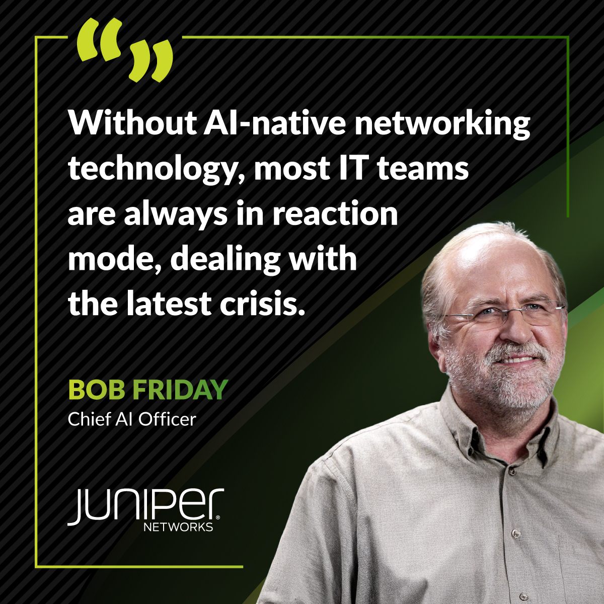 AI can streamline care, but only if your network can keep up.

Our Chief AI Officer <a href="/WirelessBob/">Bob Friday</a> says it's time to move from reactive to proactive with #AInative networking.

👉 See how we're shaping the future of healthcare in this <a href="/HealthITNews/">Healthcare IT News</a> feature: juni.pr/4lyYl1D