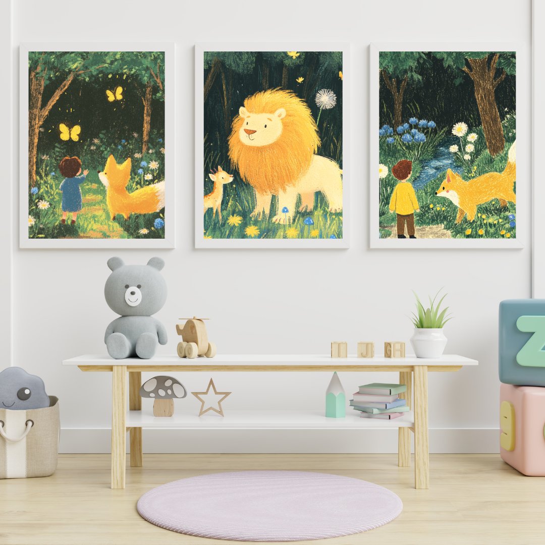 creatoryaren's tweet photo. ✨New in the shop!
A 3-piece hand-drawn digital art set with cozy forest scenes – perfect for kids’ rooms &amp; nurseries 🌿
Instant download | JPG + PDF | A4, A3, 8x10
Now on Etsy &amp; Shopier 💛

https://t.co/gaz50hIBgM

#DigitalArt #PrintableWallArt #etsy #EtsySeller #etsystore https://t.co/0BM3I3YFex