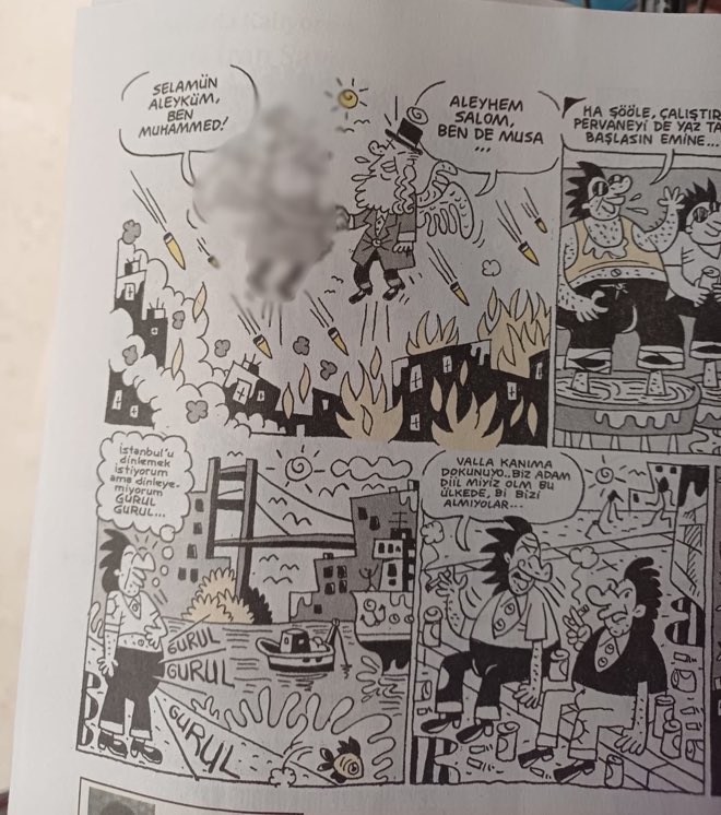 SeriyyeVakfi's tweet photo. Bir avuç veled-i zinanın, mukaddesatlarımızla dalga merkezli, aşağılık bir mizah yürüttükleri sözde mizah dergisi LeMan, Allah Resülü’nü karikatürize etmek gibi bir namussuzluğa, alçaklığa, şerefsizliğe imza atmıştır!

Gereken derhal yapılmalı, bu foseptik kuyusu kapatılmalıdır. @AliYerlikaya 

Aksi halde nerede ne yapmak gerektiği şuuruyla, gereken yapılmış olana kadar her türlü eylem hakkımız mahfuzdur… 

Milletimizle beraber tüm gönüldaşlarımıza duyurulur!