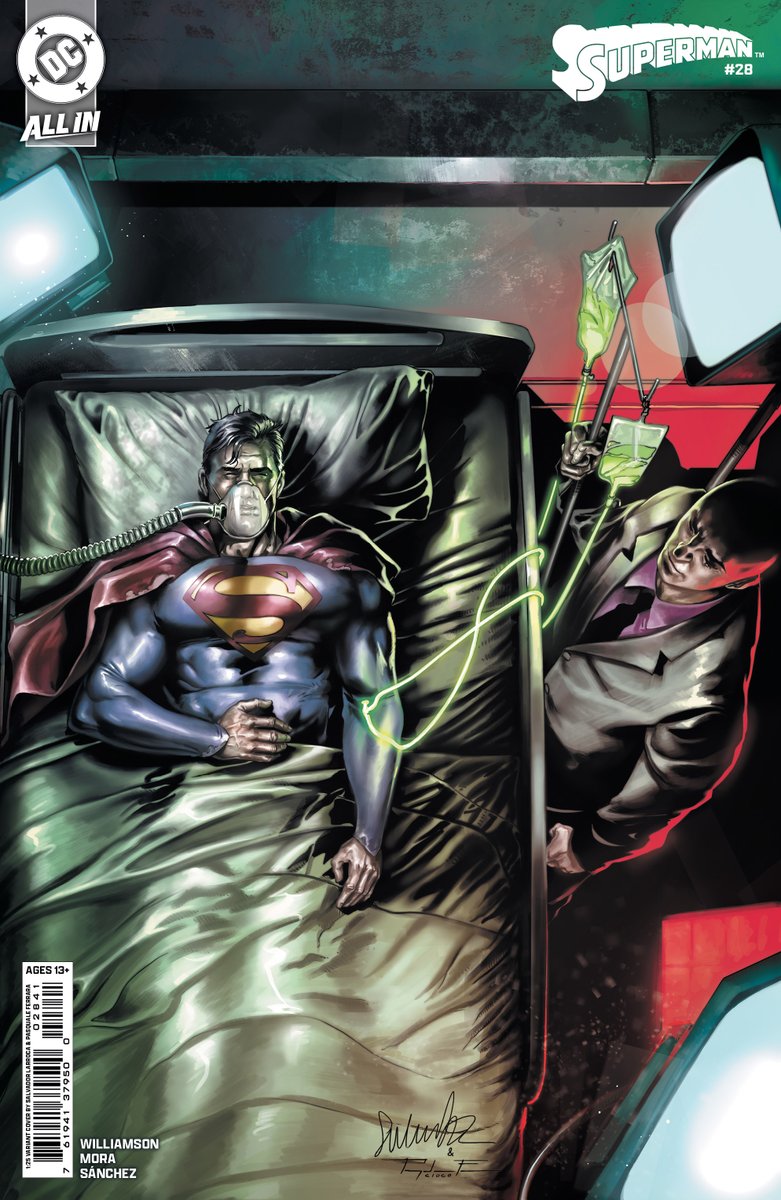 Joshua Williamson (@williamson_josh) on Twitter photo Today is Final Order Cut-Off for SUPERMAN #28, the start of the gargantuan Legion of Darkseid story arc from me, <a href="/Danmora_c/">Dan Mora</a> & Alejandro Sánchez!
Last call to place your pre-orders for these covers from Nathan Szerdy, <a href="/GuillemMarch/">Guillem March</a>, <a href="/tulalotayart/">Tula Lotay Art</a> & <a href="/SalvadorLarroca/">Salvador Larroca</a>! Today is Final Order Cut-Off for SUPERMAN #28, the start of the gargantuan Legion of Darkseid story arc from me, <a href="/Danmora_c/">Dan Mora</a> & Alejandro Sánchez!
Last call to place your pre-orders for these covers from Nathan Szerdy, <a href="/GuillemMarch/">Guillem March</a>, <a href="/tulalotayart/">Tula Lotay Art</a> & <a href="/SalvadorLarroca/">Salvador Larroca</a>!