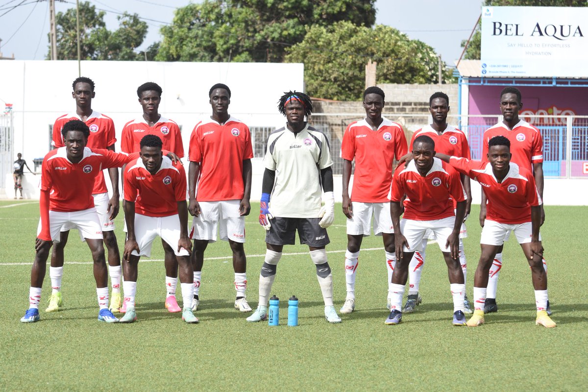 rstallindingfc's tweet photo. Full-time
The match concluded without any goals scored.
Baalor Sarr's goalkeeper made a superb save to deny Modou Lamin Sallah what could have been the winning goal deep into the second half.
BLS 0-0 RST
#MATCH32 #BLSRST #GFFL2 https://t.co/14Bvls7lIb