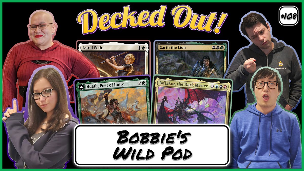 Decked Out Commander (@deckedoutedh) on Twitter photo New episode!🥳
Today <a href="/BobbieChristxne/">⚘Bobbie-Christine Brewer ⚘</a>
brewed up a wild pod she thought the whole team would love. It's a fun game so dont miss it!!
youtube.com/watch?v=Powm9Z… New episode!🥳
Today <a href="/BobbieChristxne/">⚘Bobbie-Christine Brewer ⚘</a>
brewed up a wild pod she thought the whole team would love. It's a fun game so dont miss it!!
youtube.com/watch?v=Powm9Z…