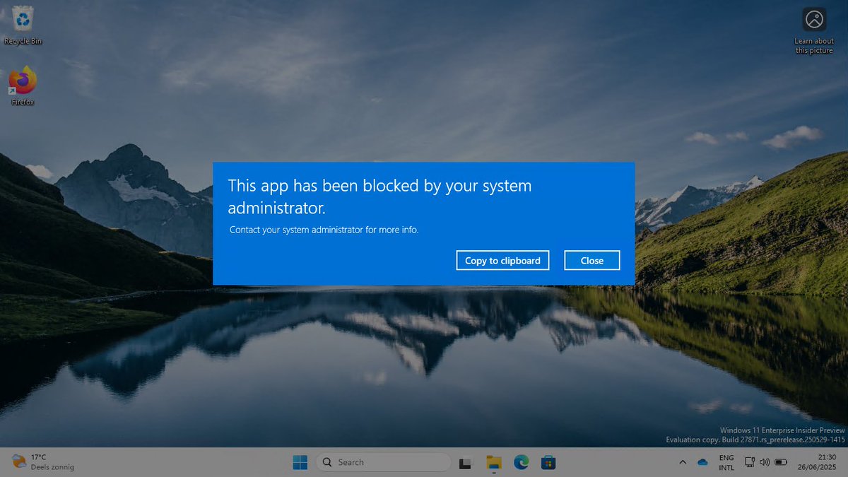 pvanderwoude's tweet image. New blog post: Blocking other browsers with policies for Microsoft Edge (be careful)
petervanderwoude.nl/post/blocking-…
#MSIntune #Intune #EMS #MDM #MSPurview #Purview #MSEdge #MEfB #Windows