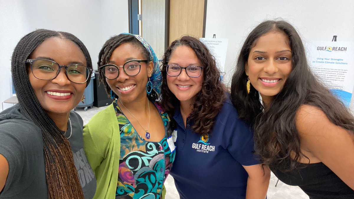 Our #Gulf South Organizer, Naya Black, had an incredible time at the Gulf Reach Institute’s Gulf Hope in Action Summit! From #climate solutions and creative art projects to powerful conversations about eco-anxiety and resilience, youth got to learn directly from experts.