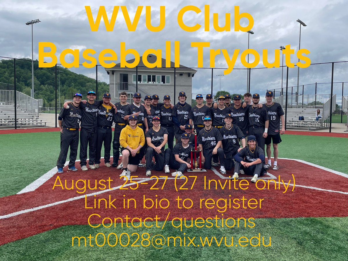 WVU Club Baseball tweet media